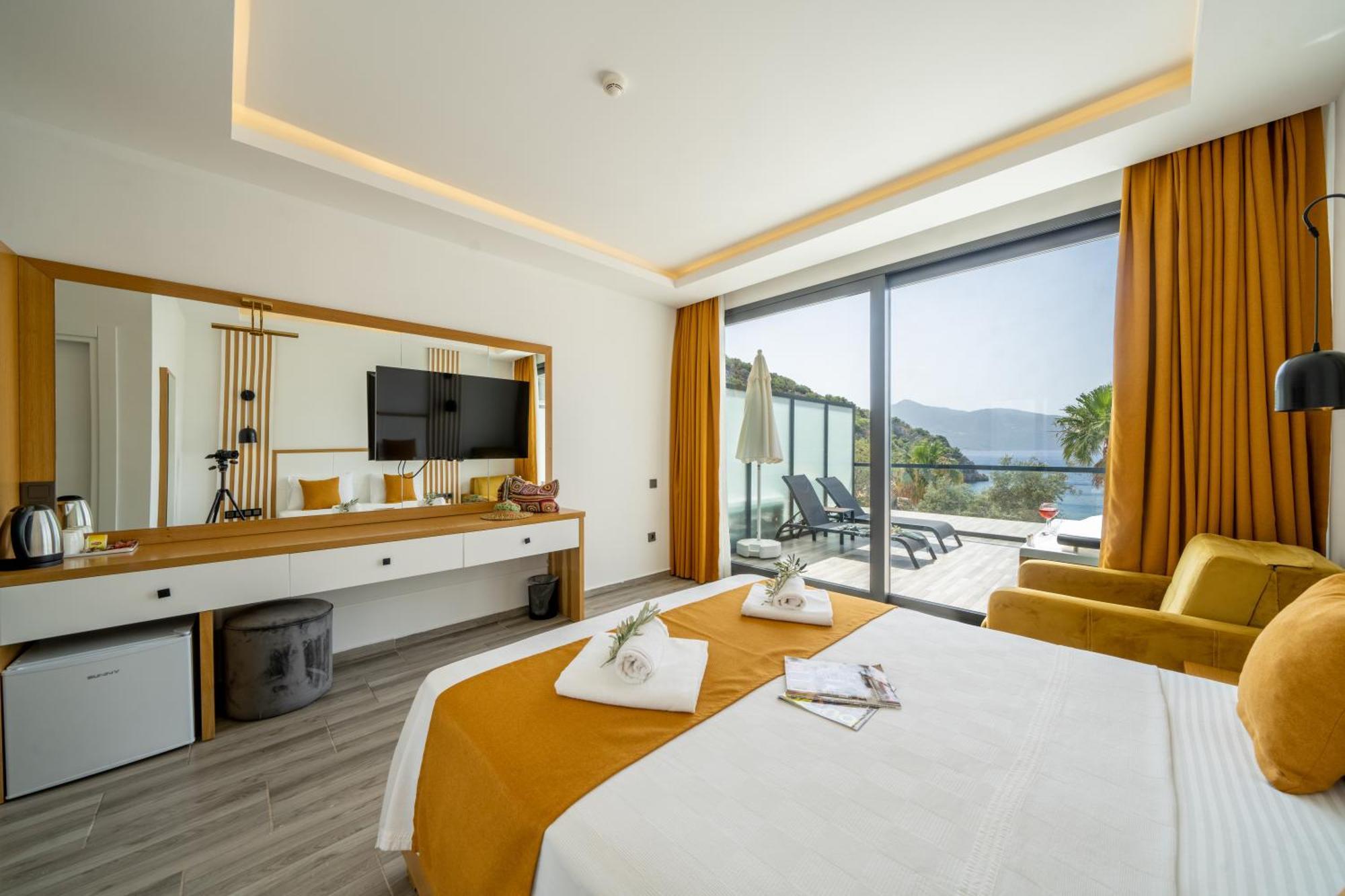 Kalkan Beach Park Hotel Kaş Exteriör bild