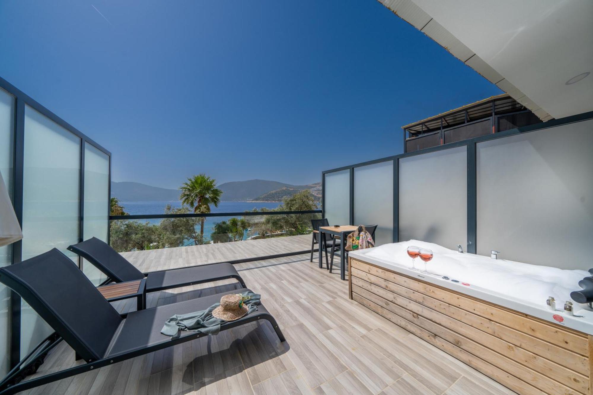 Kalkan Beach Park Hotel Kaş Exteriör bild