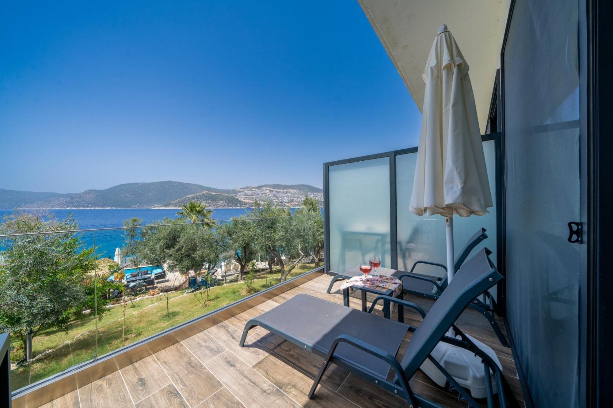 Kalkan Beach Park Hotel Kaş Exteriör bild