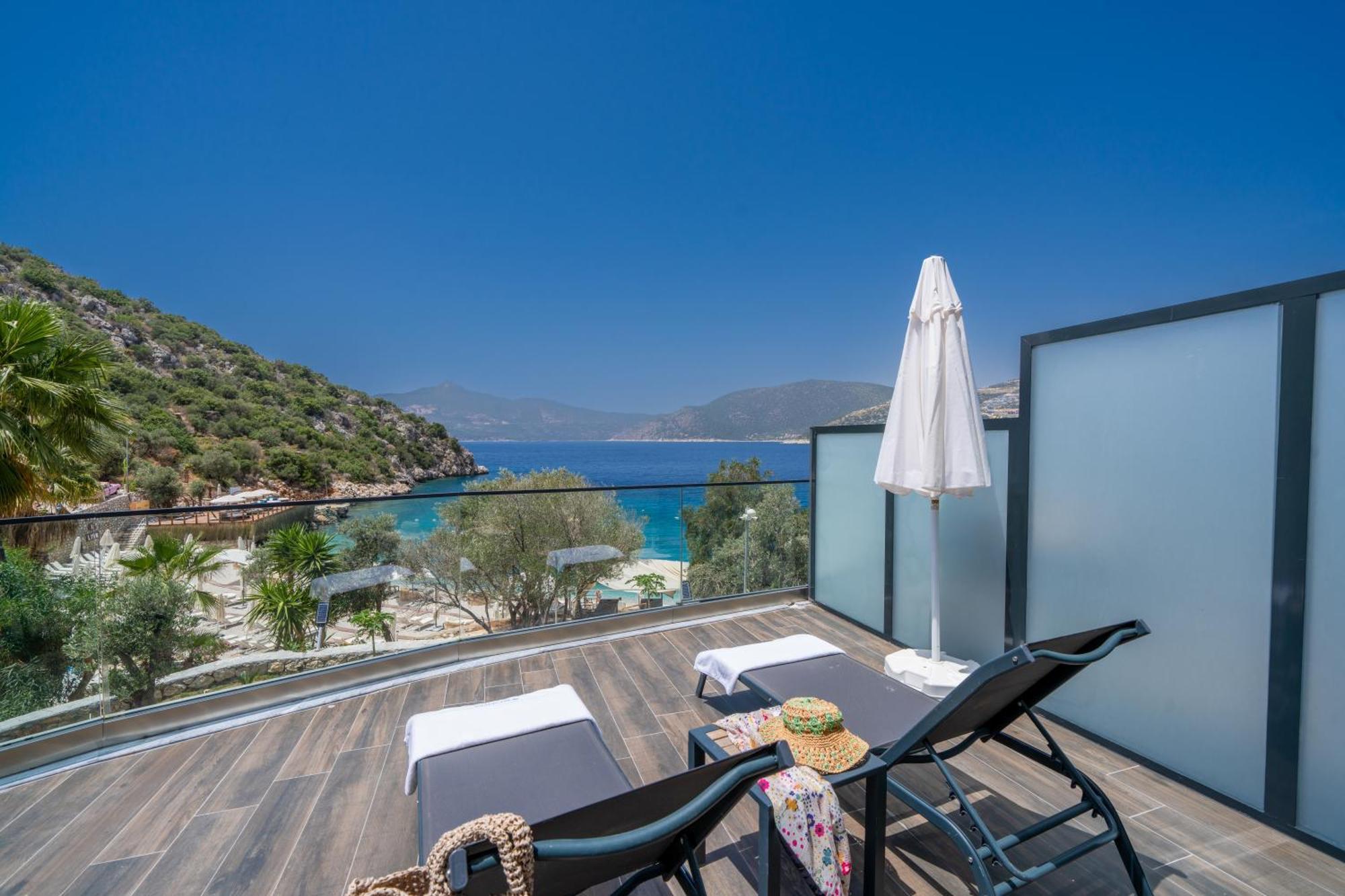 Kalkan Beach Park Hotel Kaş Exteriör bild