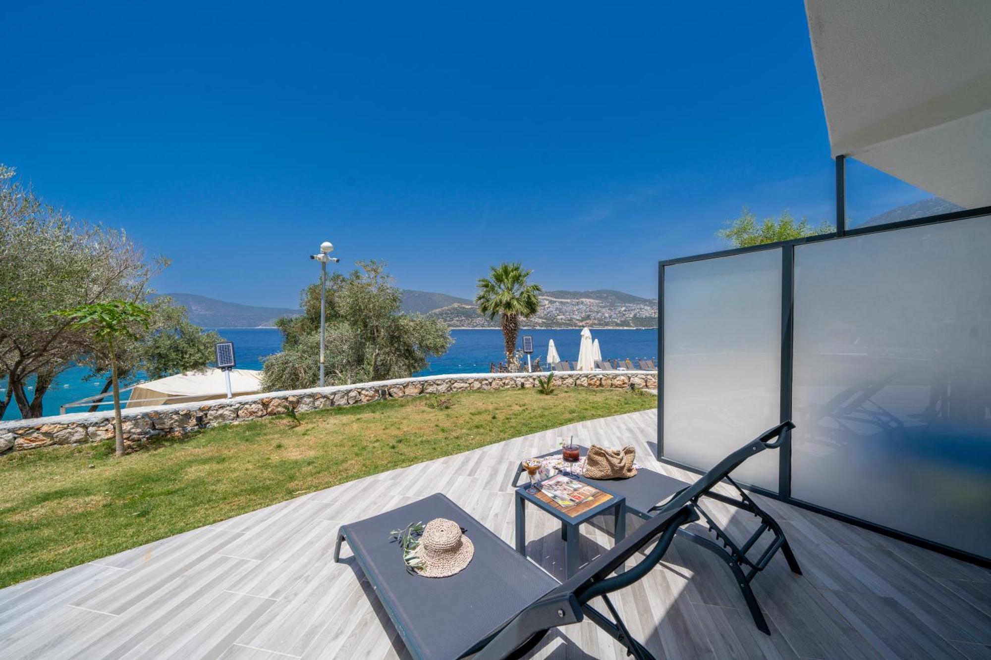 Kalkan Beach Park Hotel Kaş Exteriör bild