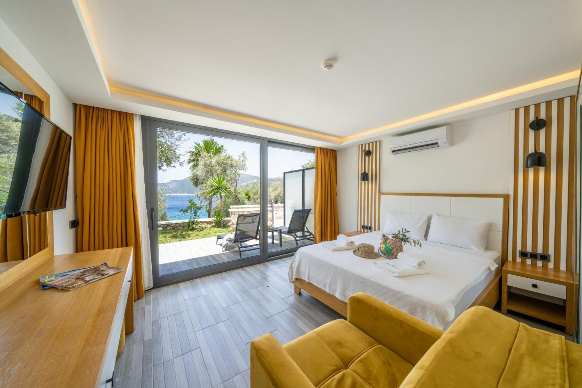 Kalkan Beach Park Hotel Kaş Exteriör bild