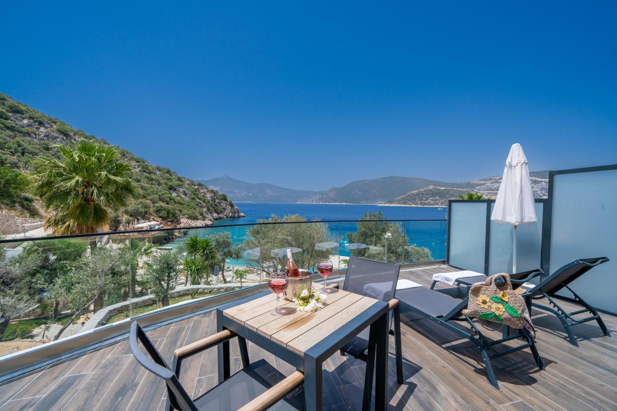 Kalkan Beach Park Hotel Kaş Exteriör bild