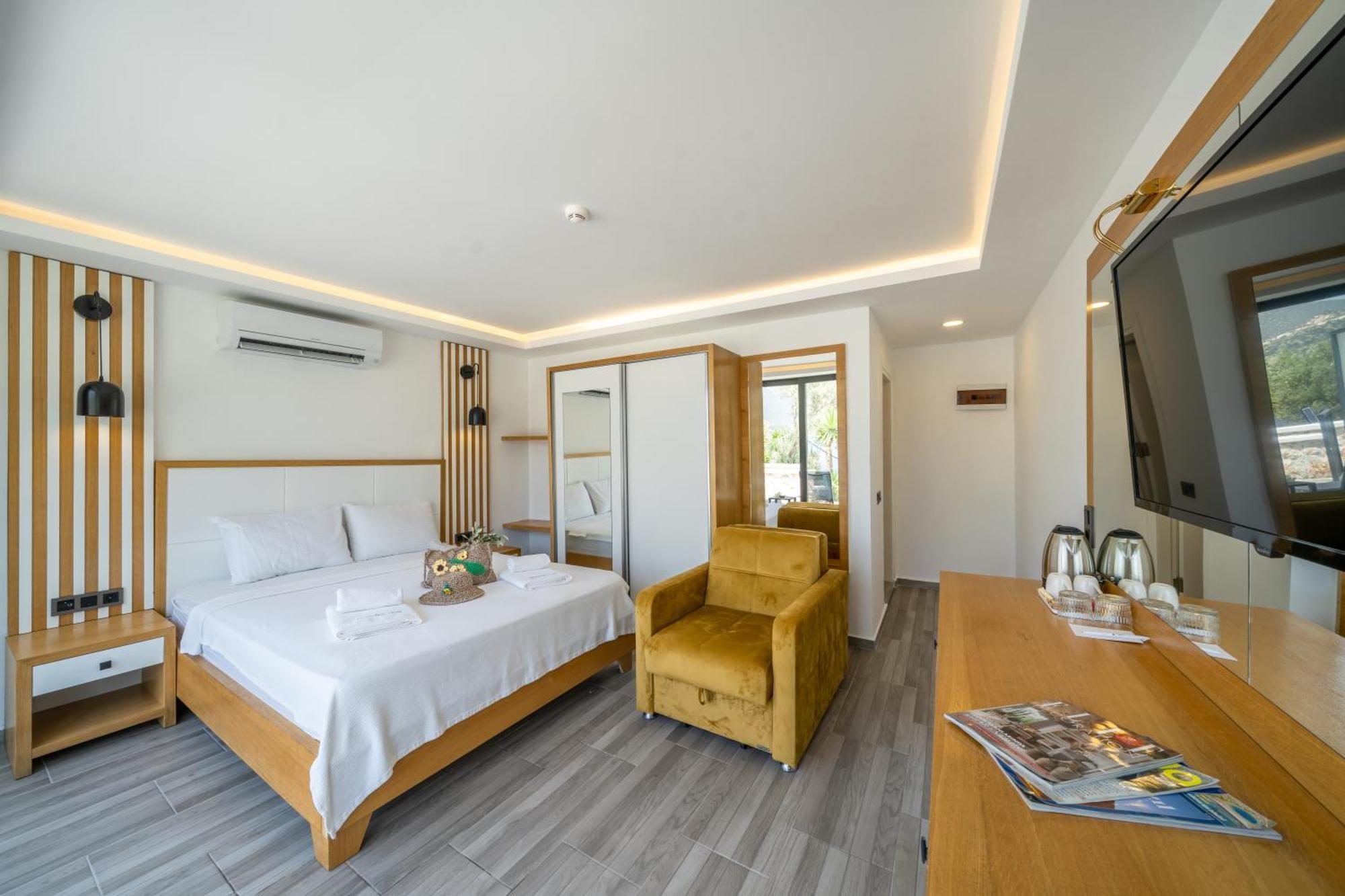 Kalkan Beach Park Hotel Kaş Exteriör bild
