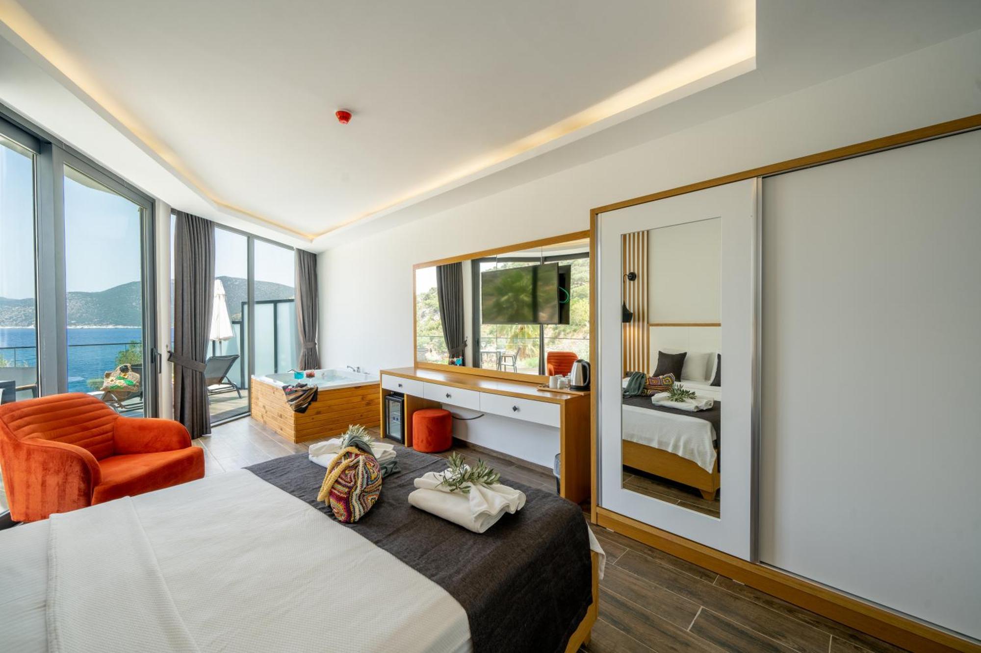 Kalkan Beach Park Hotel Kaş Exteriör bild
