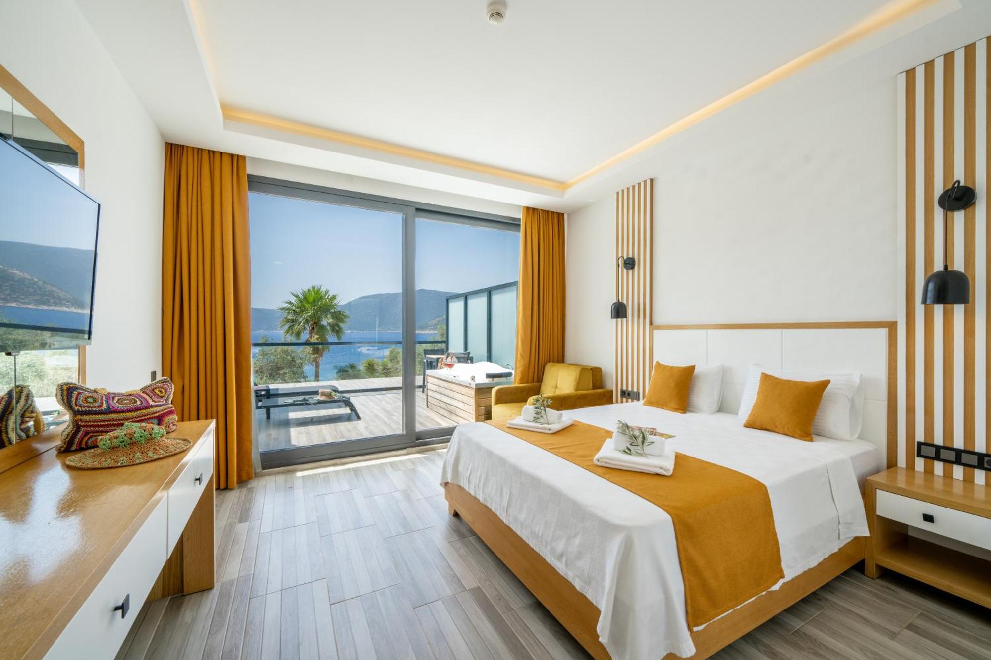 Kalkan Beach Park Hotel Kaş Exteriör bild