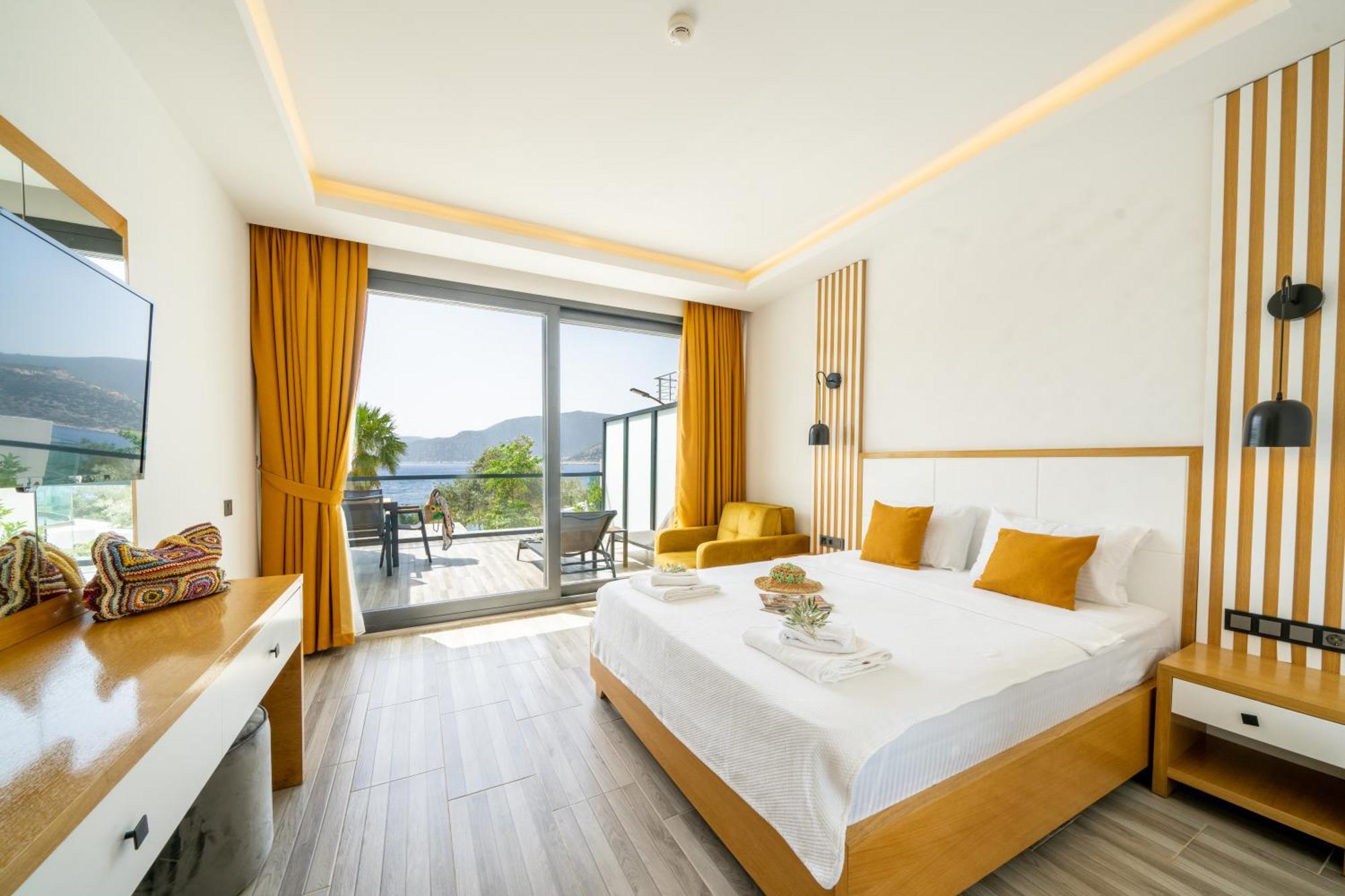 Kalkan Beach Park Hotel Kaş Exteriör bild