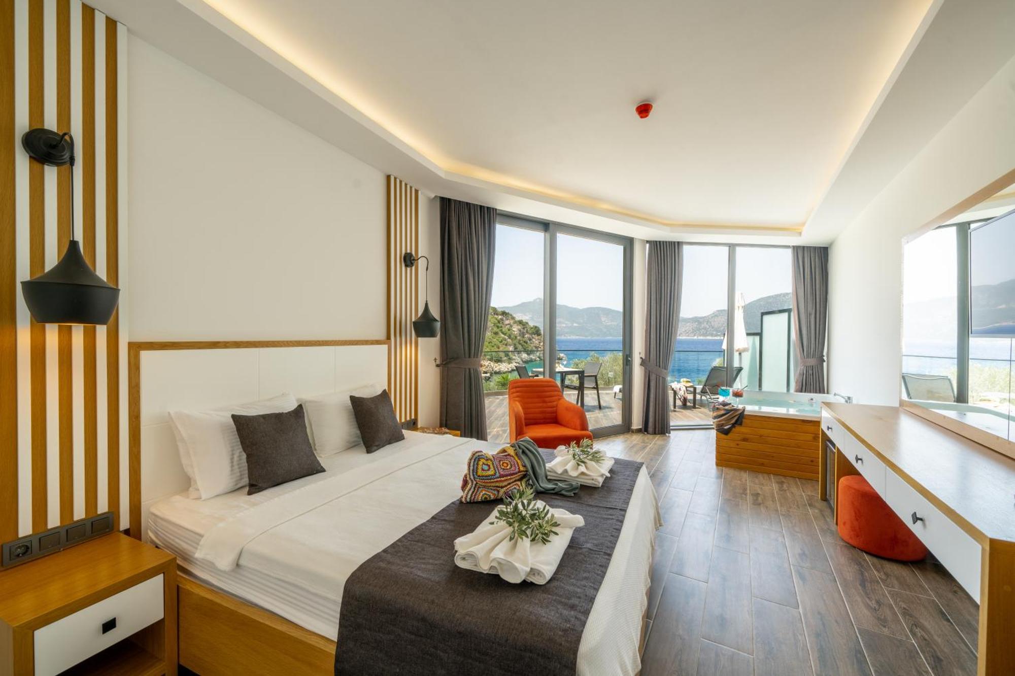 Kalkan Beach Park Hotel Kaş Exteriör bild